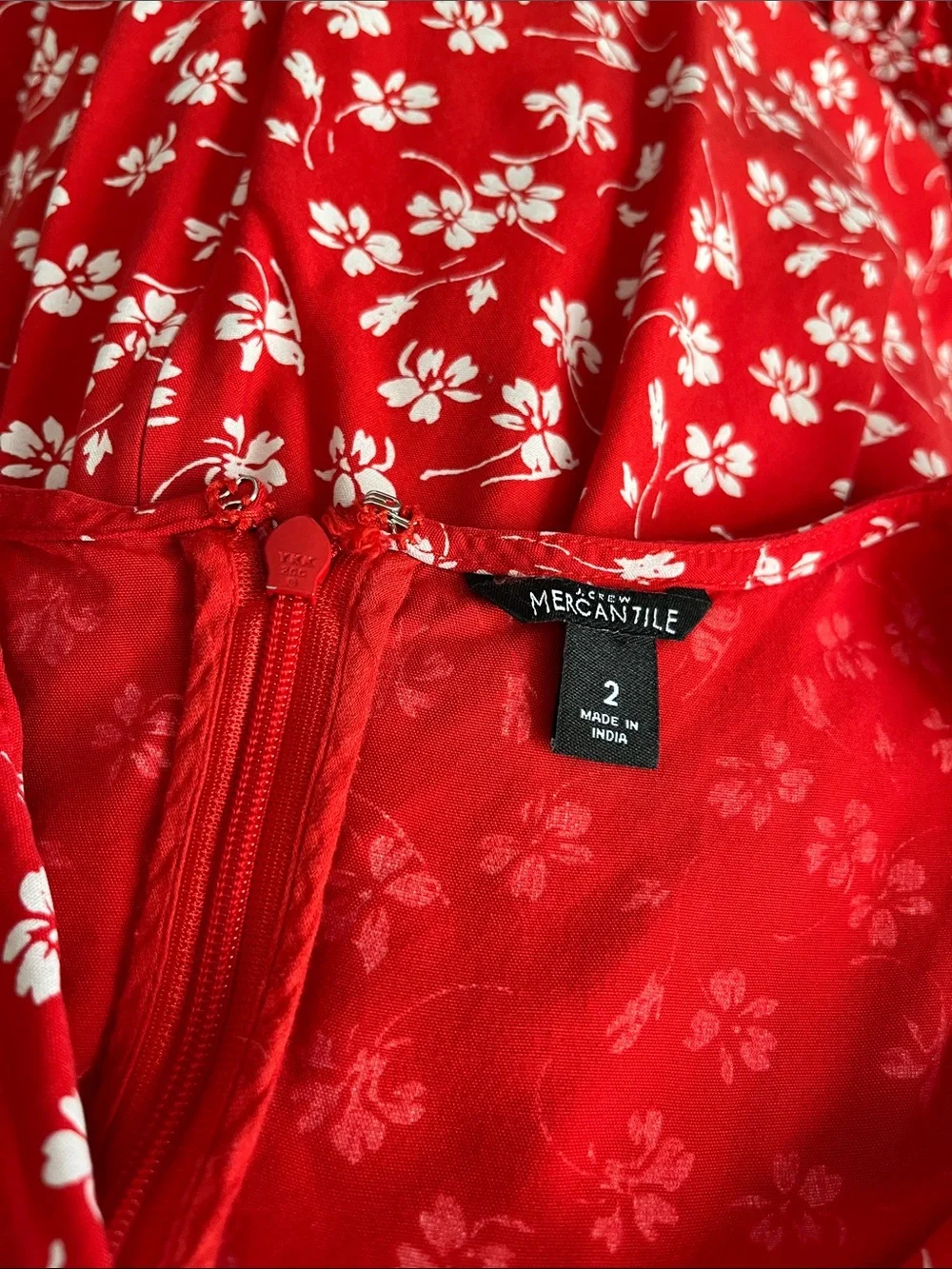 J.crew floral print dress